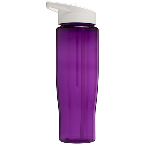 Bidon H2O Tempo® o pojemności 700 ml z wieczkiem z słomką Fioletowy-Biały 21004415 (3)