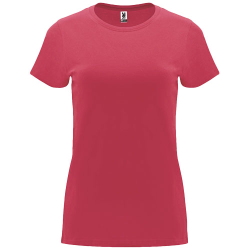 Capri koszulka damska z krótkim rękawem Chrysanthemum Red R66834K5 