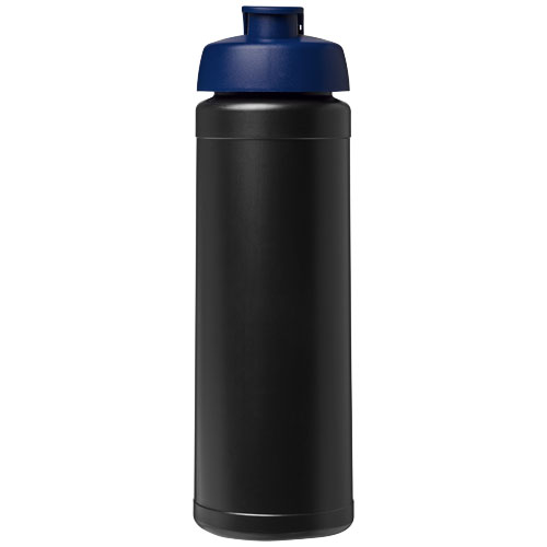 Bidon Baseline® Plus o pojemności 750 ml z wieczkiem zaciskowym Czarny-Niebieski 21007013 (2)