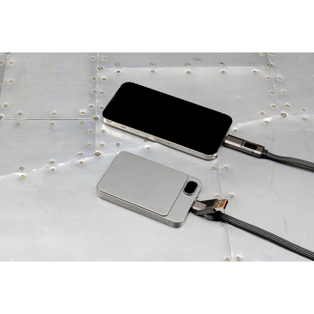 Kabel do ładowania BrandCharger Thor Eco Grafitowy VB194-15 (3)