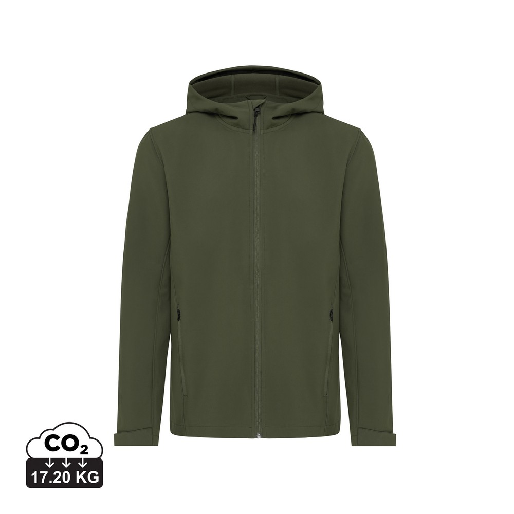 Męska kurtka softshell Iqoniq Makalu AWARE™ Khaki T1700.020.L (10)