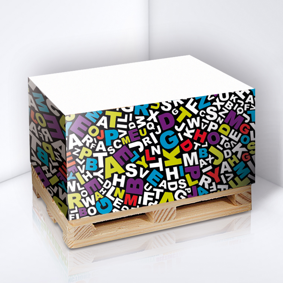 Gadżet reklamowy - 200x Bloczek samoprzylepny na paletce