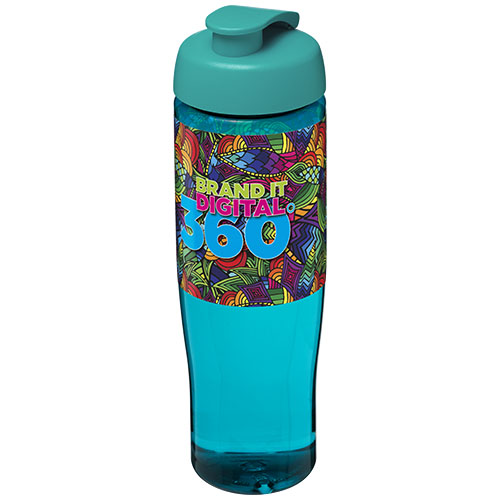 Bidon H2O Tempo® o pojemności 700 ml z wieczkiem zaciskowym Akwamarynowy 21004021 (1)