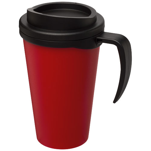 Kubek termiczny z serii Americano® Grande o pojemności 350 ml Czerwony-Czarny 21000420 