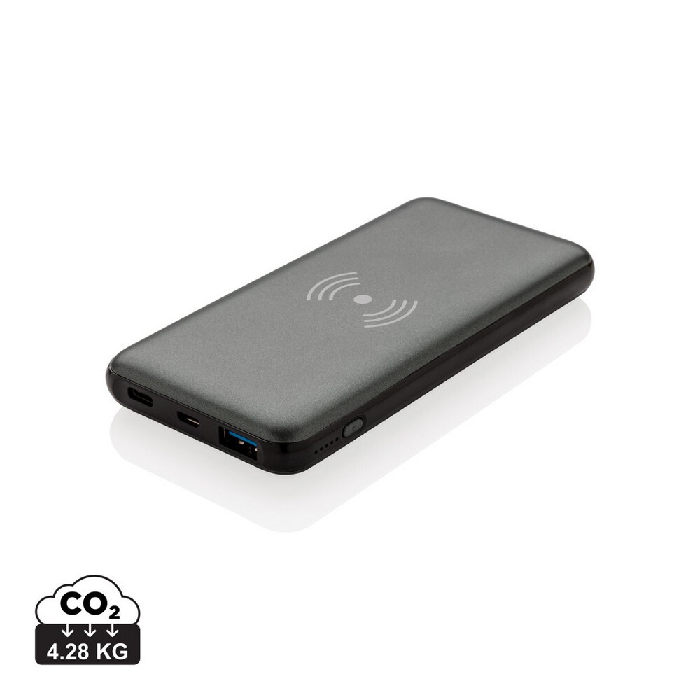 Gadżet reklamowy - Bezprzewodowy power bank 10000 mAh z PD