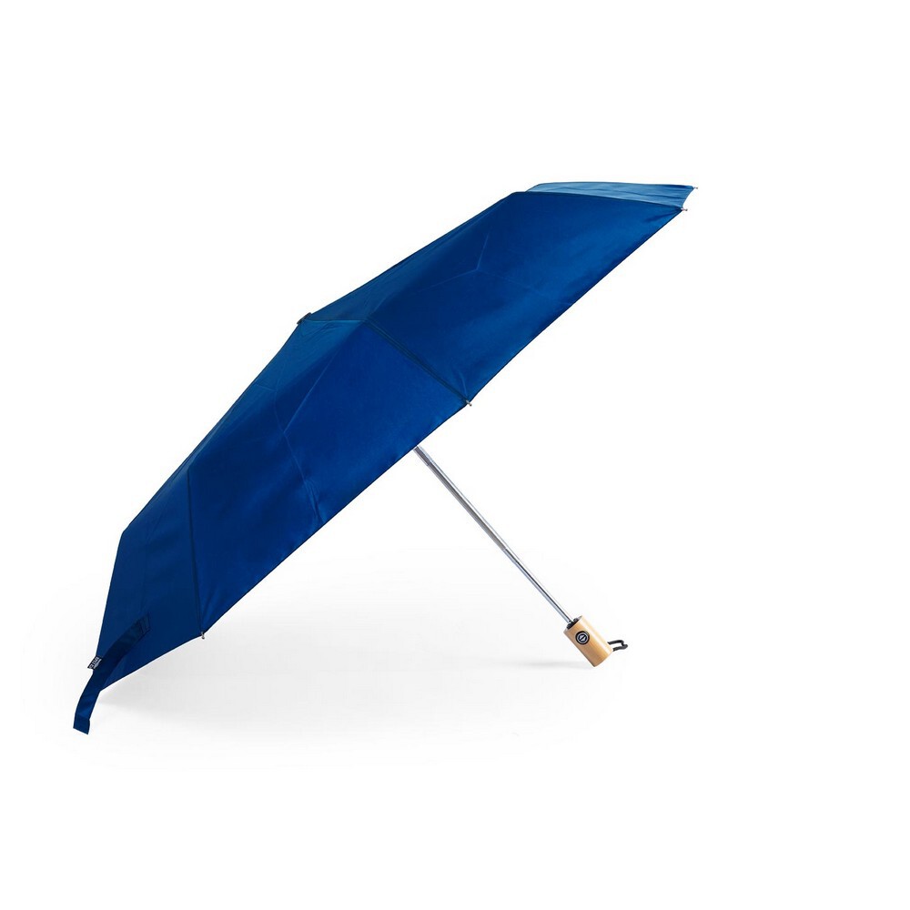 Gadżet reklamowy - Wiatroodporny parasol automatyczny RPET, składany