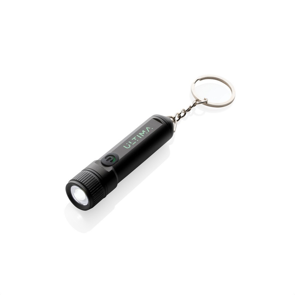 Brelok do kluczy, o wysokiej intensywności światła GearX Czarny P514.5001 (6)