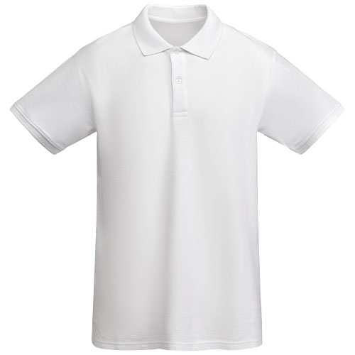 Prince koszulka polo z krótkim rękawem Biały R66171Z1 