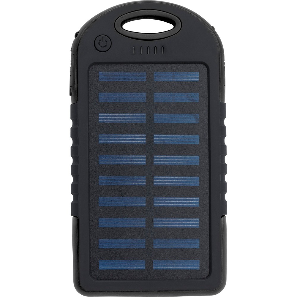 Power bank 4000 mAh z ładowarką słoneczną Czarny VA275-03 