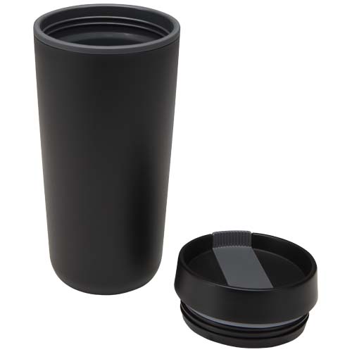 Sedona - kubek plastikowy o pojemności 480 ml, z podwójnymi ściankami Czarny 10095390 (3)