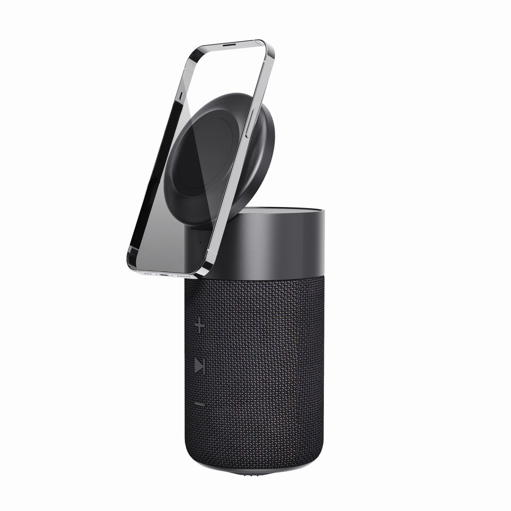 Głośnik bezprzewodowy 10W Anaheim, ładowarka bezprzewodowa 15W Czarny P331.5801 (16)