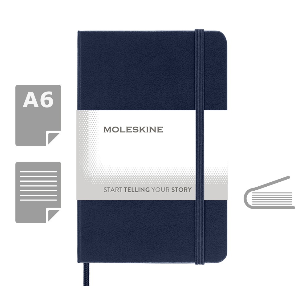 MOLESKINE Notatnik ok. A6 Ciemnoniebieski VM201-27 