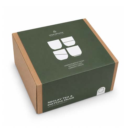 Zestaw kubków do herbaty i matchy Originalhome Reclay 350 ml  Biały 12643401 (2)
