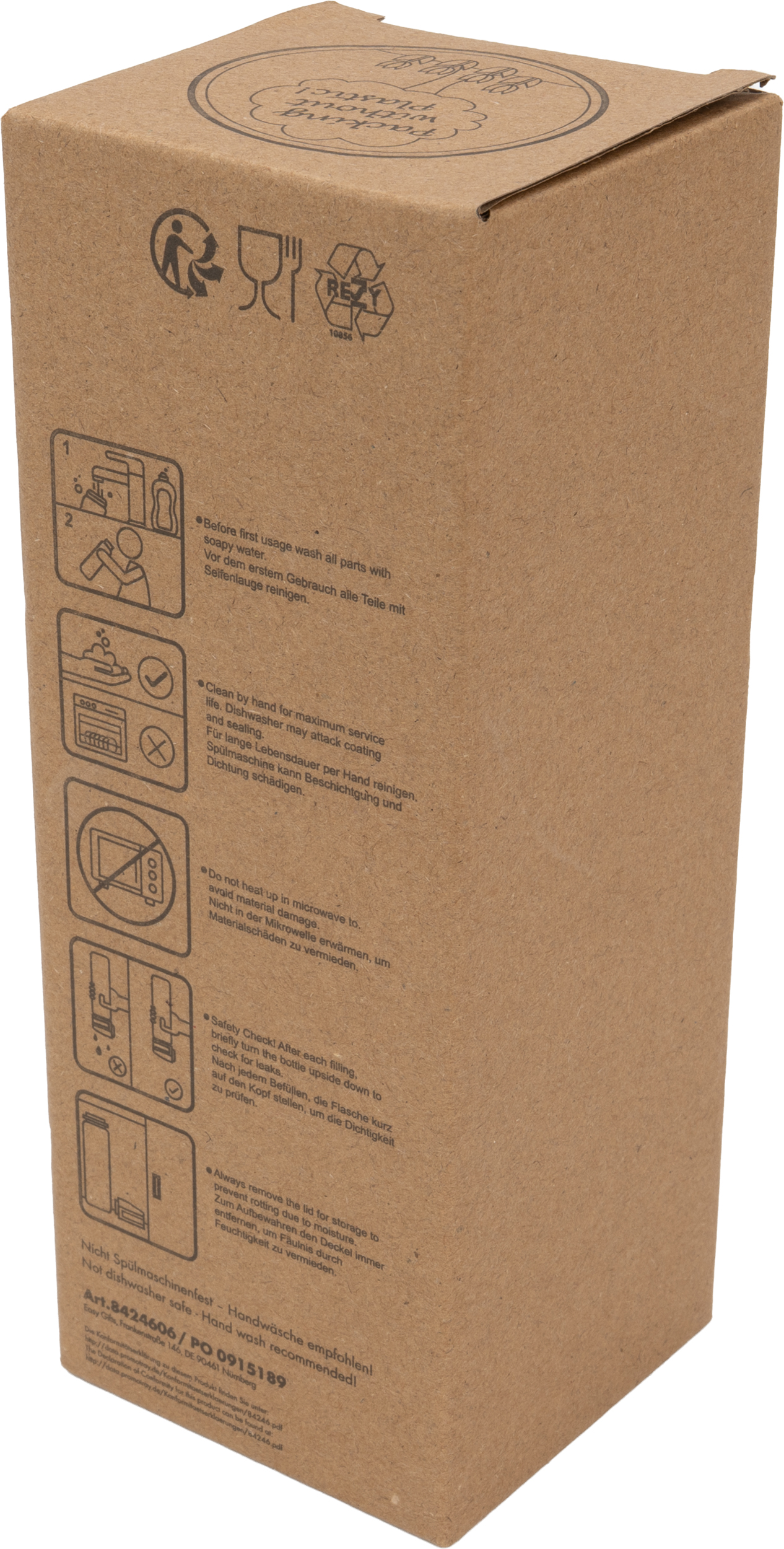 Bidon do sublimacji COLUMBUS 400 ml Biały 424606 (11)