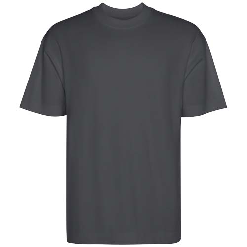 Chow - koszulka unisex z krótkim rękawem, fason oversize Hebanowy R65612M0 