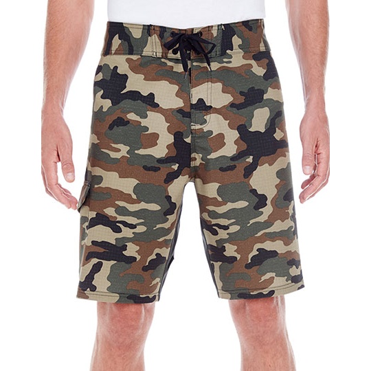 Szorty Kapielowe Elastyczne Green Camo BU9371-479816 