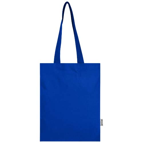 Madras Blend torba na zakupy z bawełny z recyklingu z certyfikatem GRS o gramaturze 140 g/m² i pojemności 7l Królewski niebieski 12076053 (2)