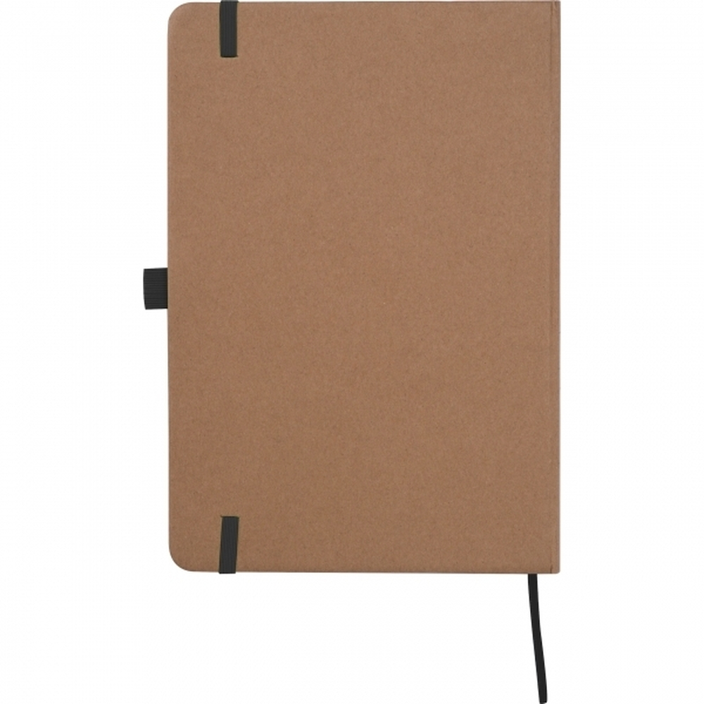 Notatnik A5 w linie z papieru z recyklingu BOURNEMOUTH Czarny 528303 (3)