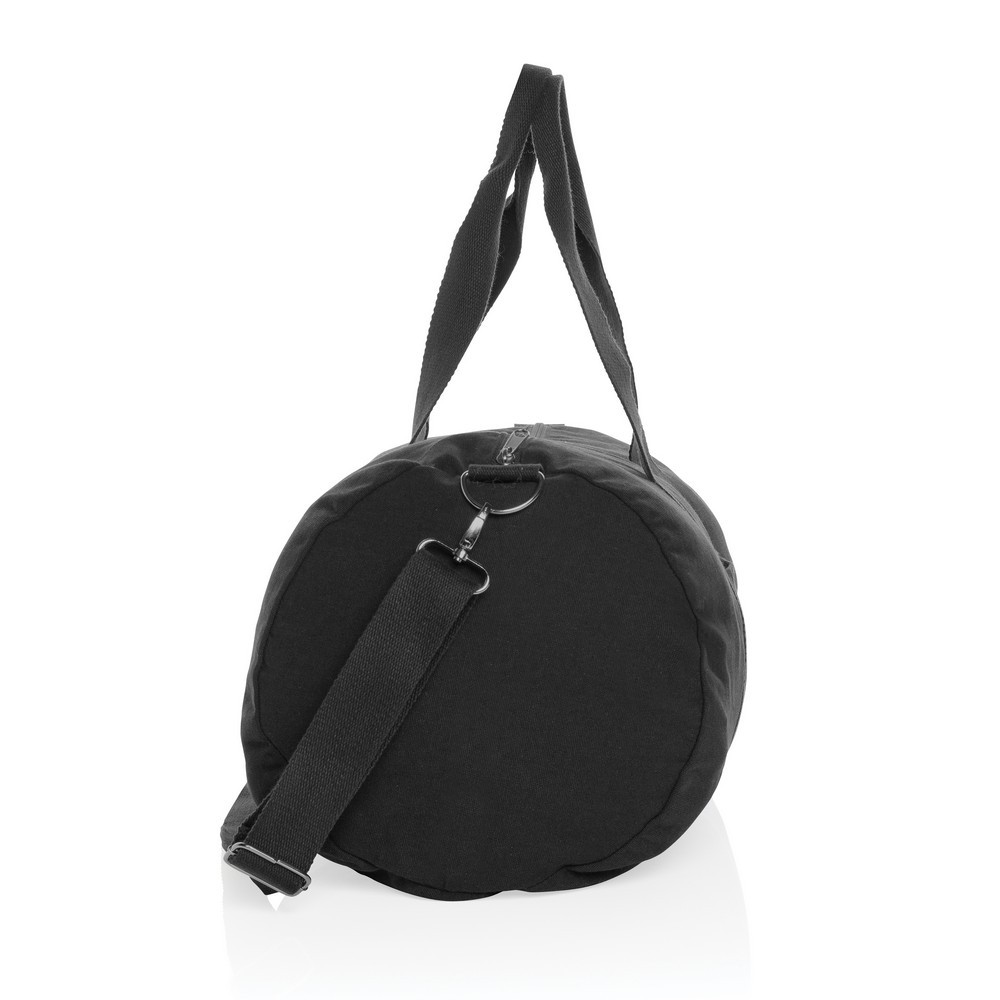 Torba sportowa, podróżna AWARE™, bawełna z recyklingu Czarny P707.191 (2)