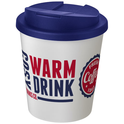 Americano® Espresso 250 ml tumbler with spill-proof lid Biały-Niebieski 21069901 (1)