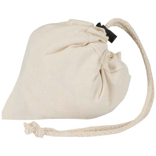 Madras Blend - torba na zakupy, wykonana z recyklingowanej baweły o gramaturze 140 g/m² posiadającej certyfikat GRS, składana Naturalny 12080506 (5)