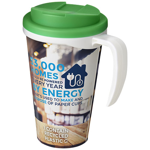 Gadżet reklamowy - 50x Kubek Brite-Americano® 350 ml z wieczkiem zapobiegającym rozchlapaniu