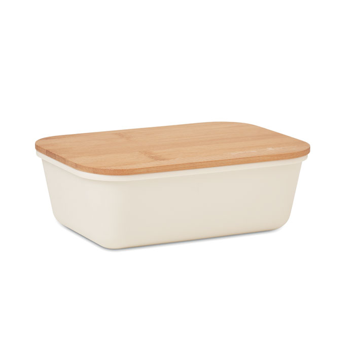 Gadżet reklamowy - Lunchbox z bambusową pokrywką