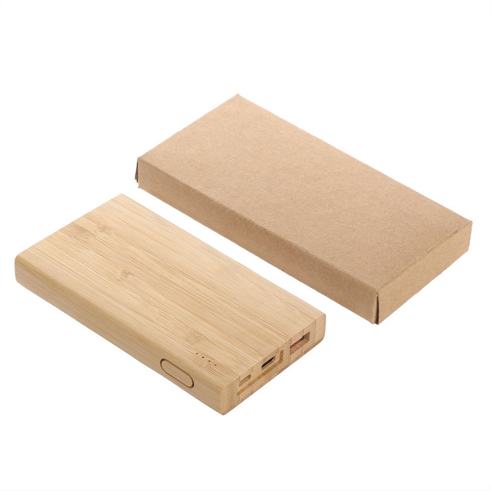 Bambusowy power bank 8000 mAh B'RIGHT | Caroline Drewno V0348-17 (8)