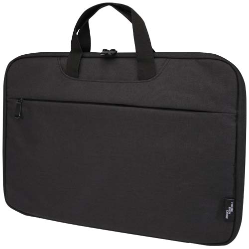 Libra etui na laptopa 2 w 1 o pojemności 3 l wykonane z materiałów z recyklingu z certyfikatem GRS Melanż węglowy 13008584 