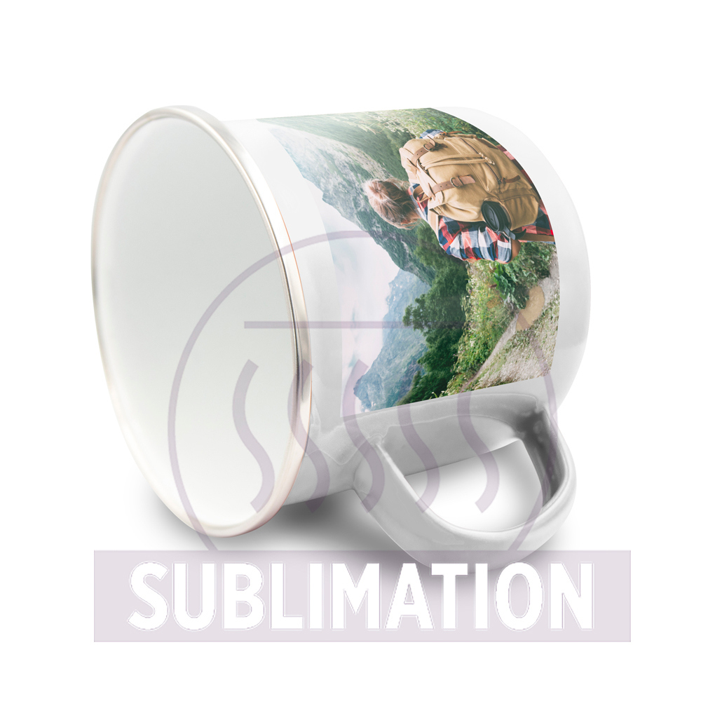 Gadżet reklamowy - Emaliowany kubek 360 ml | Sandra