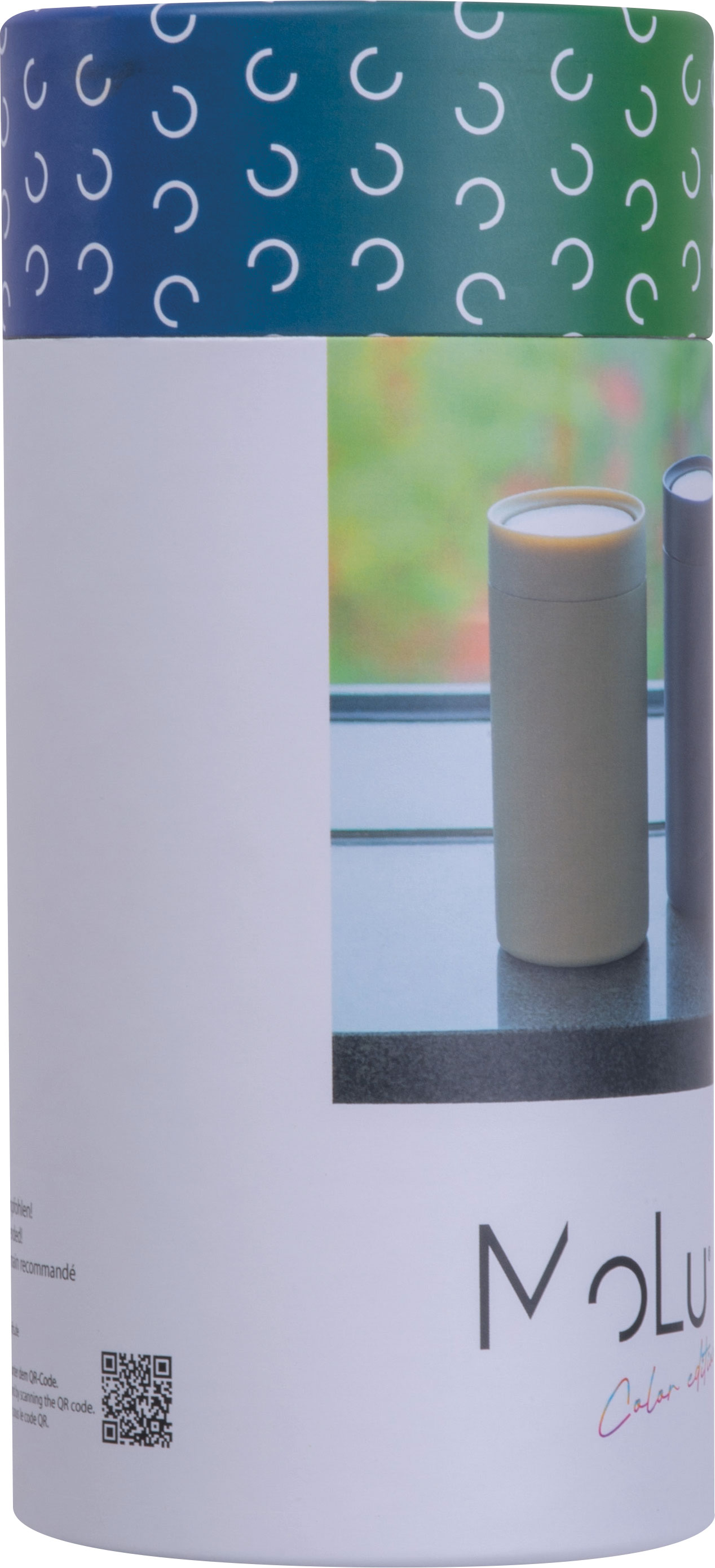 Kubek termiczny stalowy z recyklingu LE PORT MoLu 360 ml Fioletowy 535312 (3)
