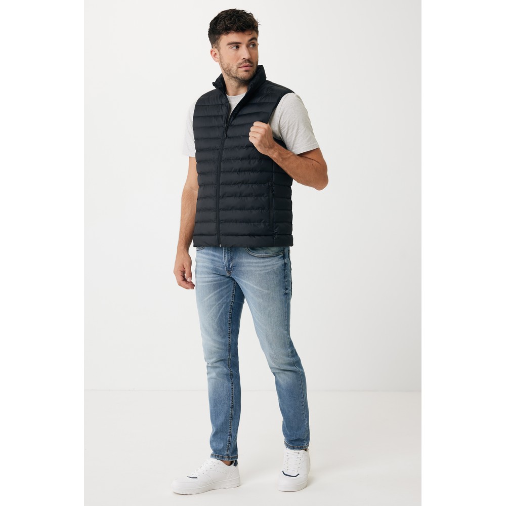 Męski bezrękawnik Iqoniq Meru, poliester z recyklingu Czarny T1702.001.4XL (2)