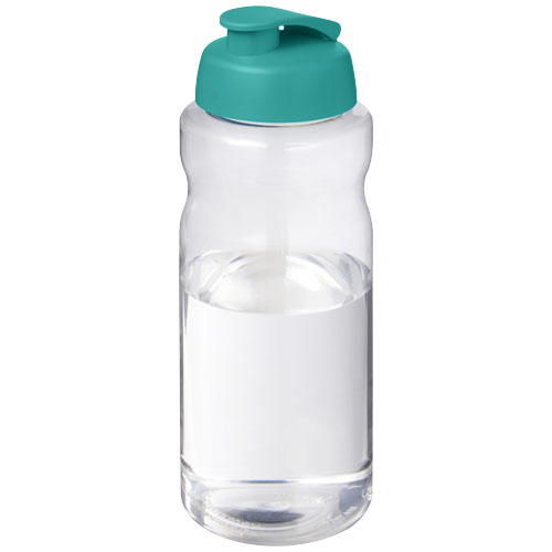 H2O Active® Big Base bidon z wieczkiem zaciskowym o pojemności 1 litra Akwamarynowy 21017551 