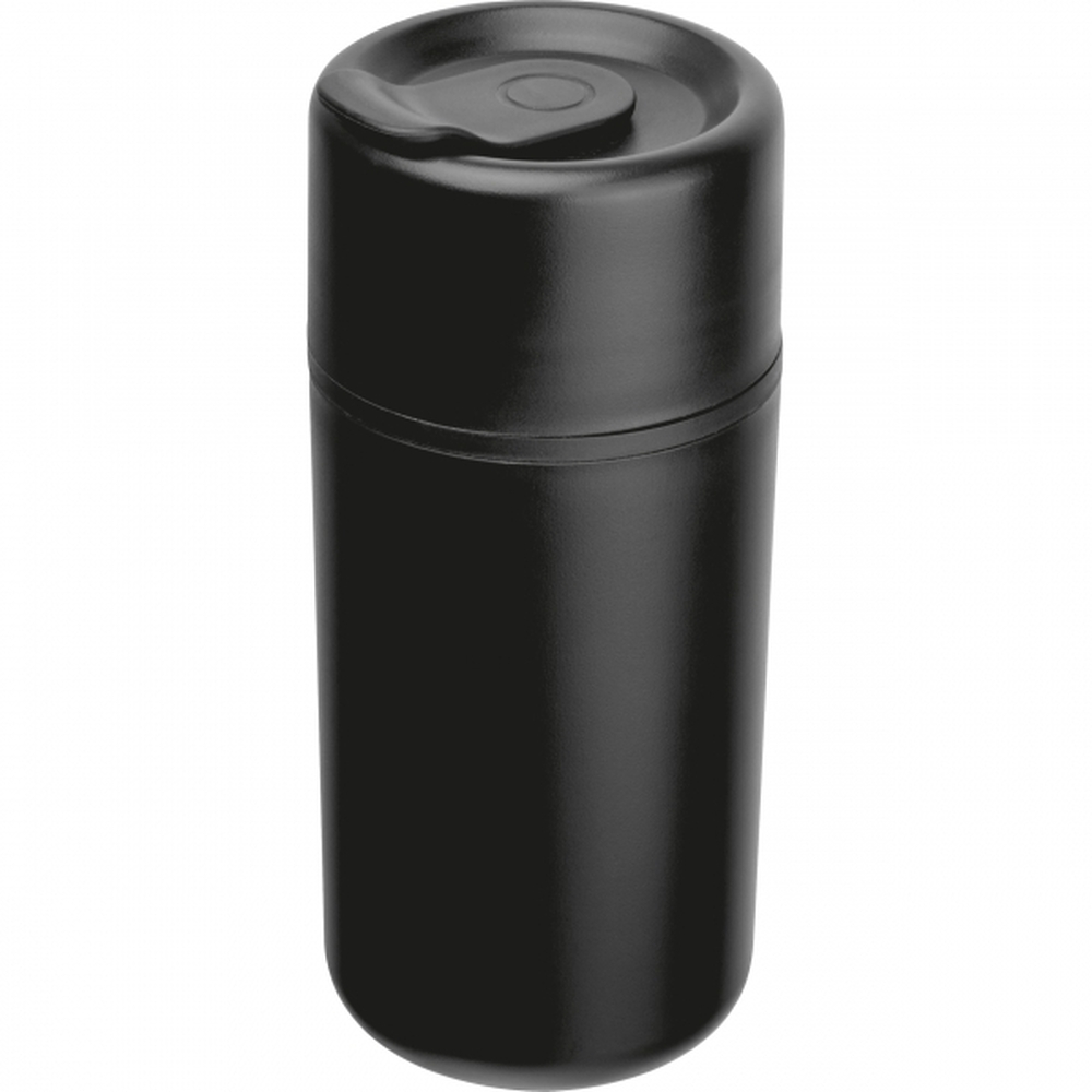 Kubek z podwójnymi ściankami GENOA 500 ml Czarny 535403 