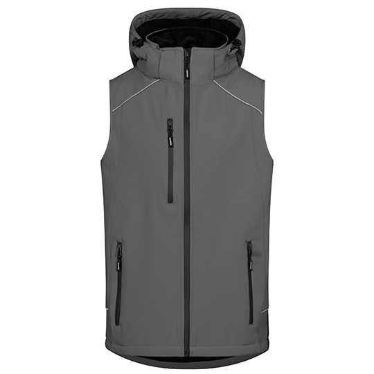Kamizelka Męska Softshell Wodoodporna Steel Gray E7840-495423 