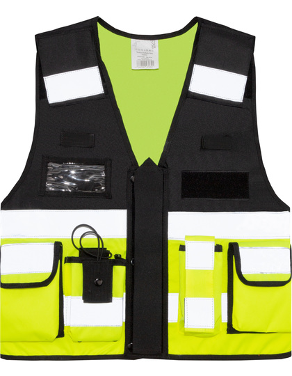 Kamizelka Taktyczna Odblaskowa Poliester Oxford Black KX040-536893 (1)