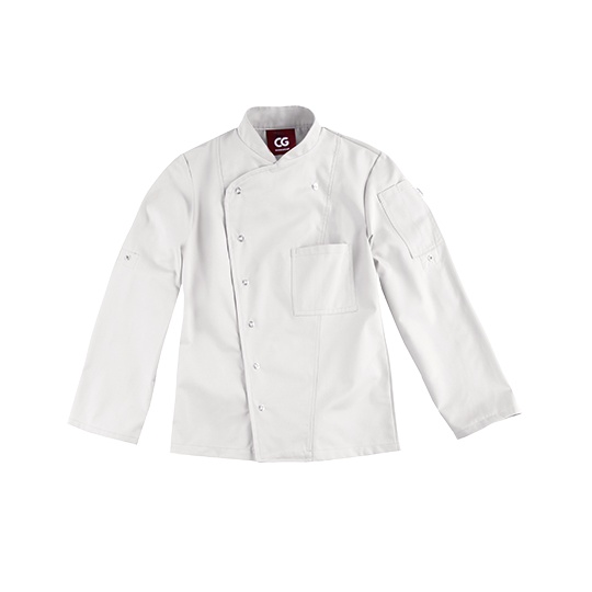 Bluza Kucharska Damska Slim Poliester Bawełna White CGW3105-487882 