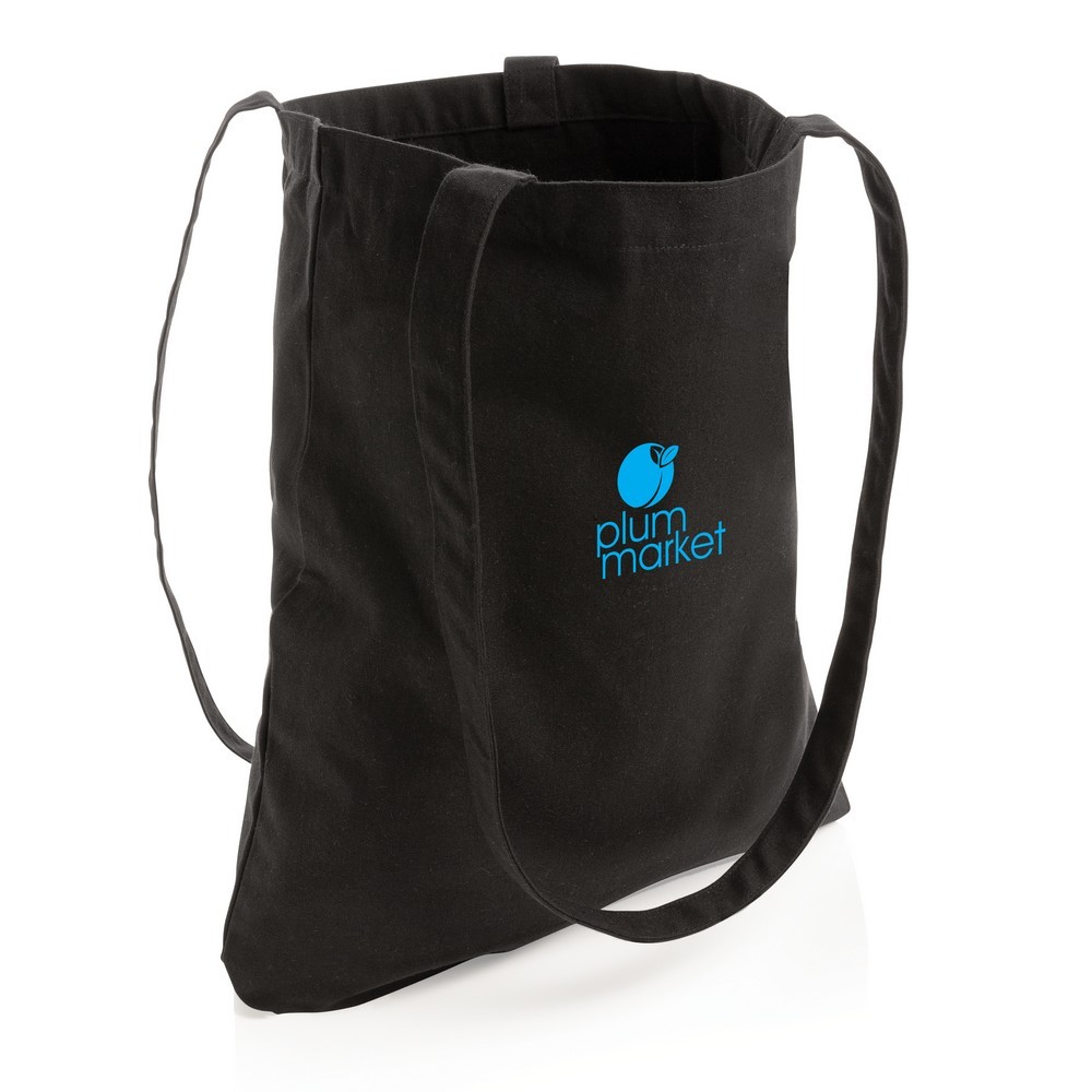 Torba z bawełny z recyklingu AWARE™ Czarny P762.541 (3)
