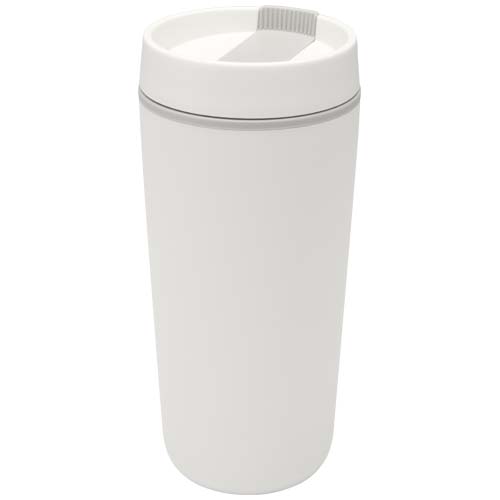 Sedona - kubek plastikowy o pojemności 480 ml, z podwójnymi ściankami Biały 10095301 