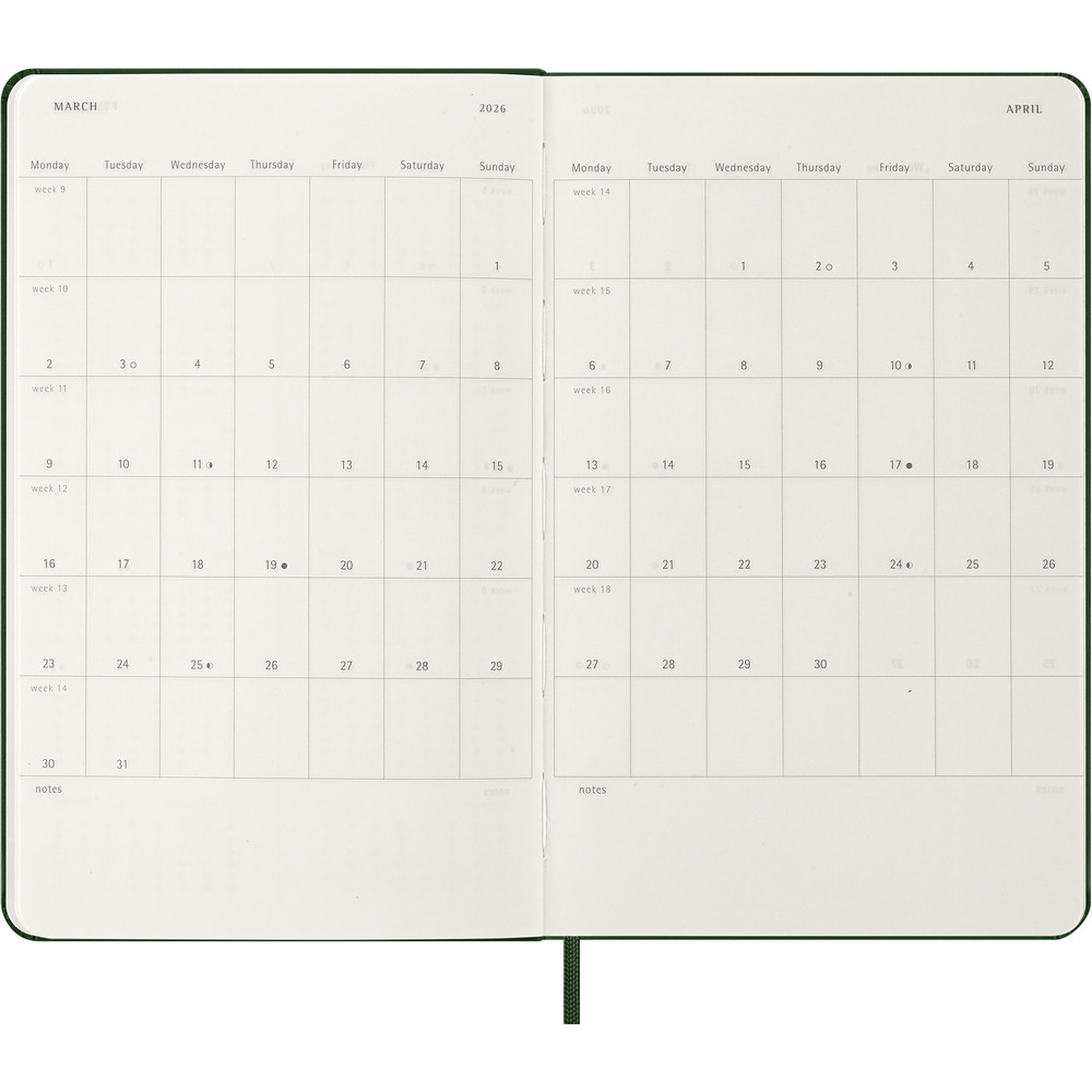Kalendarz MOLESKINE Khaki VM399-25/2027 (6)
