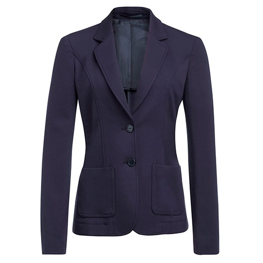 Marynarka Damska Slim Jersey Strecz Navy BR2379-815673 