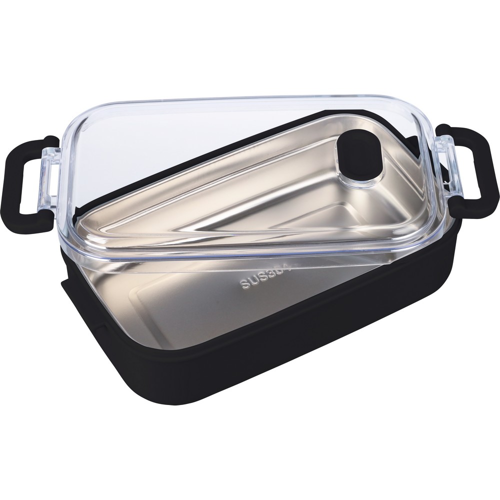 Pudełko śniadaniowe 750 ml Czarny VB352-03 (2)