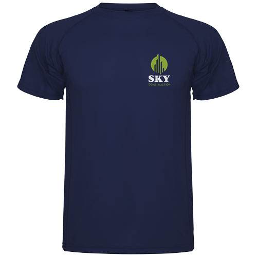 Montecarlo sportowa koszulka męska z krótkim rękawem Navy Blue R04251R1 (1)
