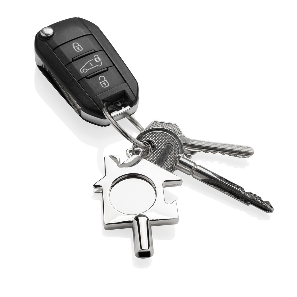 Brelok do kluczy 3 w 1 Srebrny P191.7102 (5)