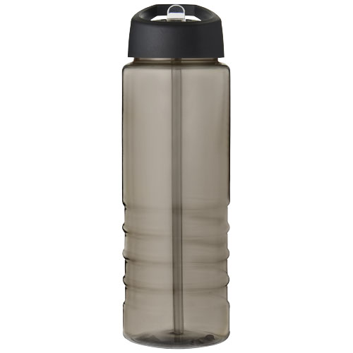 Bidon H2O Treble o pojemności 750 ml z wieczkiem z dzióbkiem Węgiel drzewny-Czarny 21087702 (2)