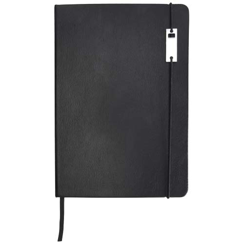 Legato Elegance zestaw notatnik A5 w twardej okładce z długopisem żelowym Podstawowy czarny-Biały 10625891 (3)