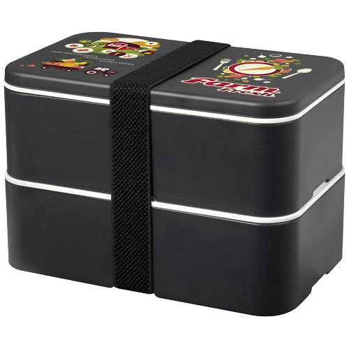 MIYO Renew dwuczęściowy lunchbox Granitowy-Granitowy-Czarny 21018283 (1)