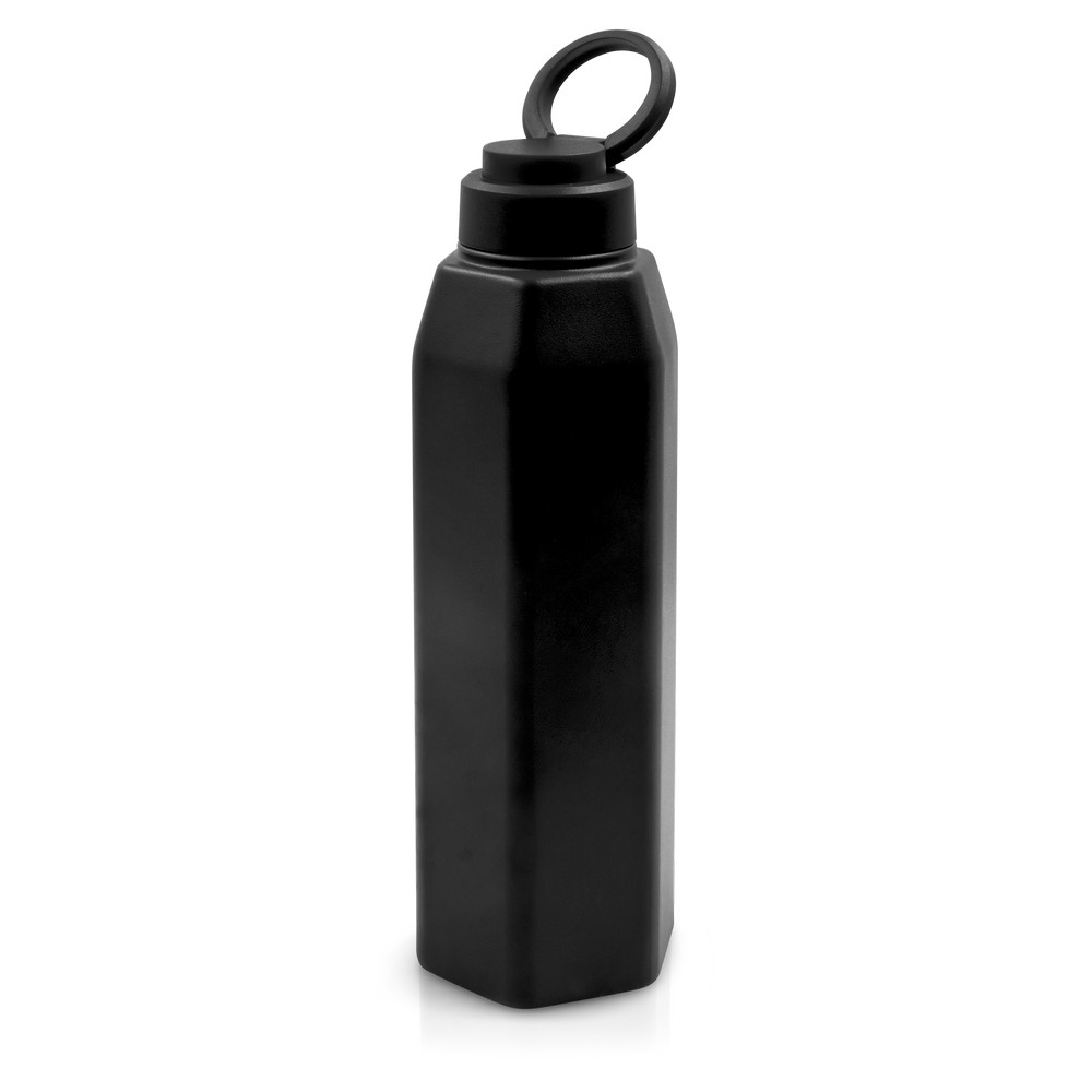 Butelka termiczna 470 ml z uchwytem Air Gifts | Dalamia Czarny VA949-03 
