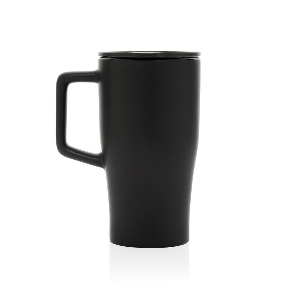 Ceramiczny kubek podrożny 490 ml Czarny P437.2201 (2)