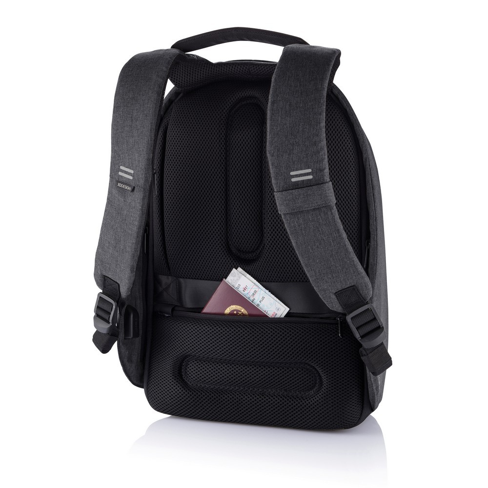 Bobby Hero XL plecak chroniący przed kieszonkowcami Szary P705.711 (14)